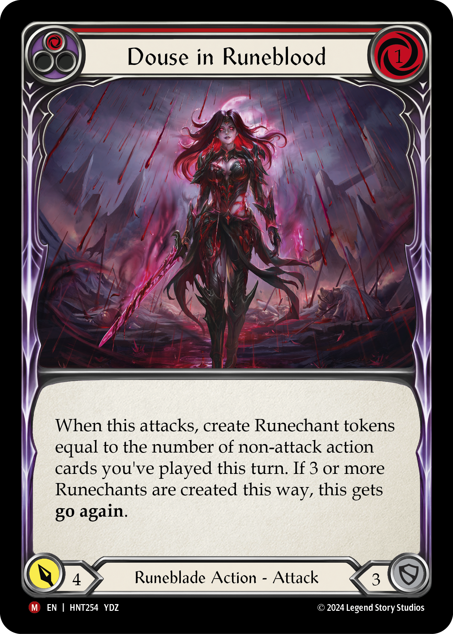 Douse in Runeblood (Red)