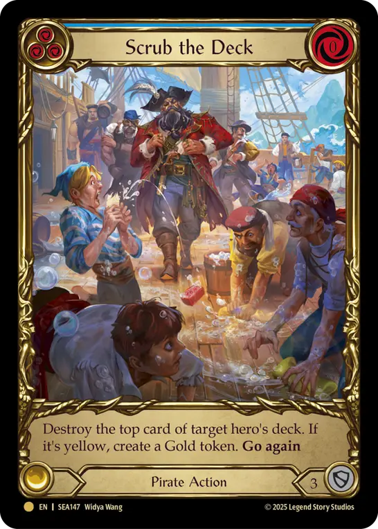 Scrub the Deck (Blue)