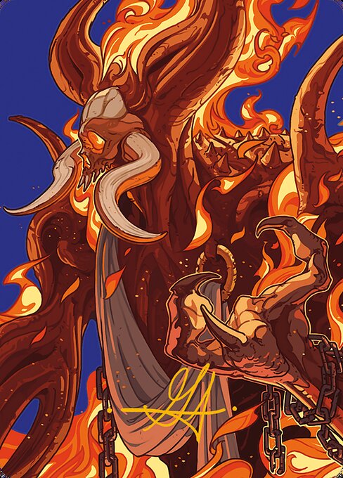 Phlage, Titan of Fire's Fury Art Card