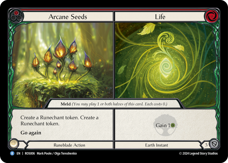 Arcane Seeds // Life (Red)