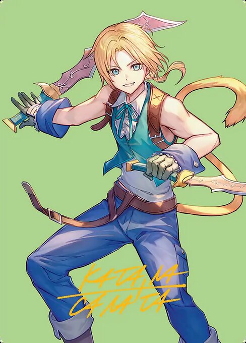 Zidane, Tantalus Thief Art Card