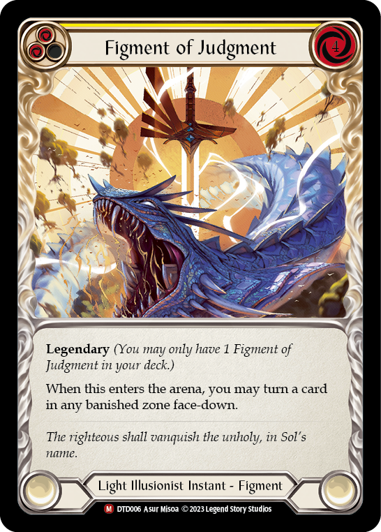 Figment of Judgment (Yellow)