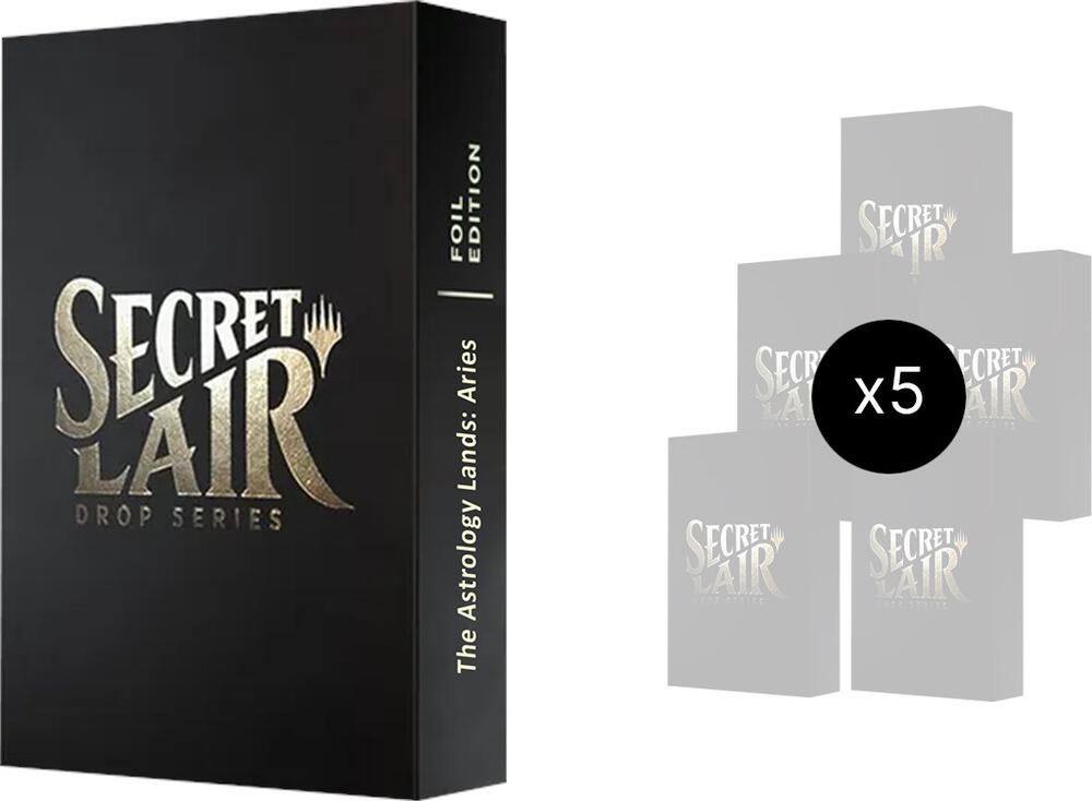 Secret Lair Bundle Astrology Lands Aries Foil
