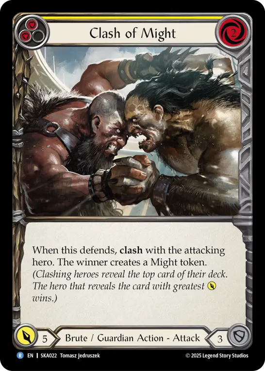 Clash of Might (Yellow)