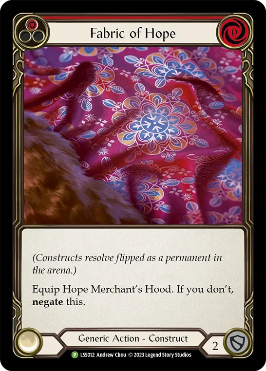 Fabric of Hope (Red)