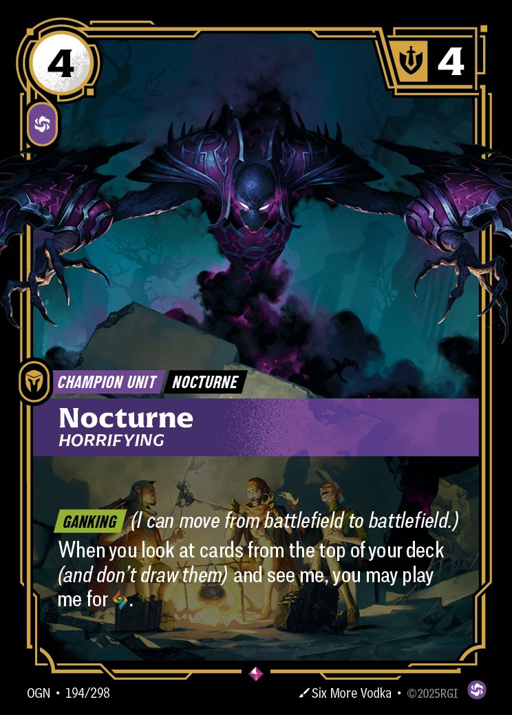 Nocturne, Horrifying