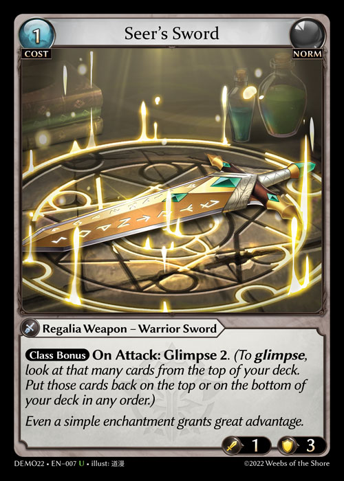 Seer's Sword