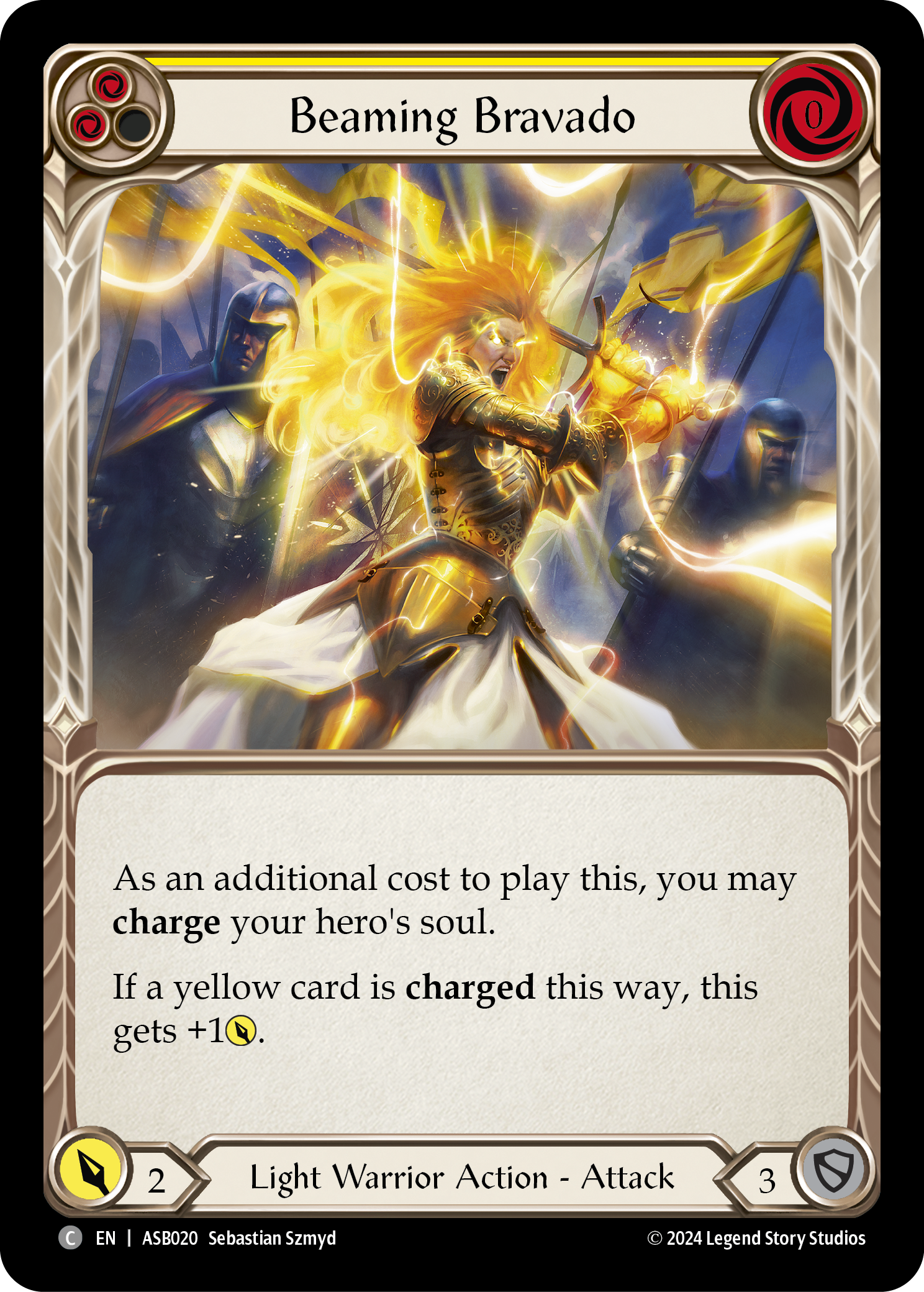Beaming Bravado (Yellow)