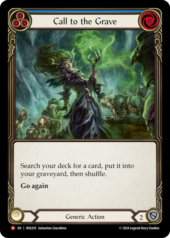 Call to the Grave (Blue)