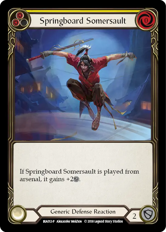 Springboard Somersault (Yellow)