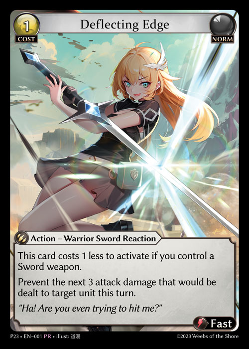 Deflecting Edge