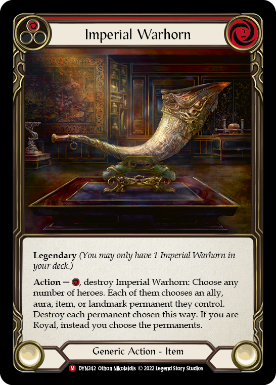 Imperial Warhorn (Red)