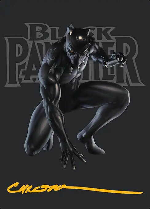 Black Panther, Hope Enduring Art Card