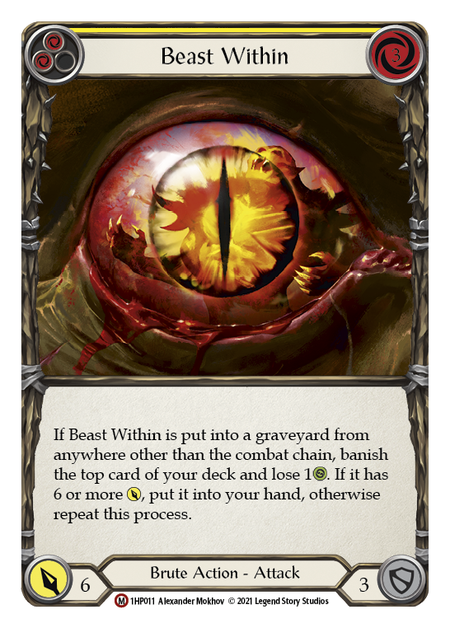 Beast Within (Yellow)