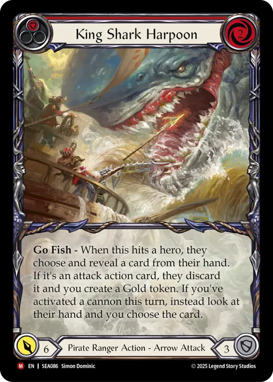King Shark Harpoon (Red)