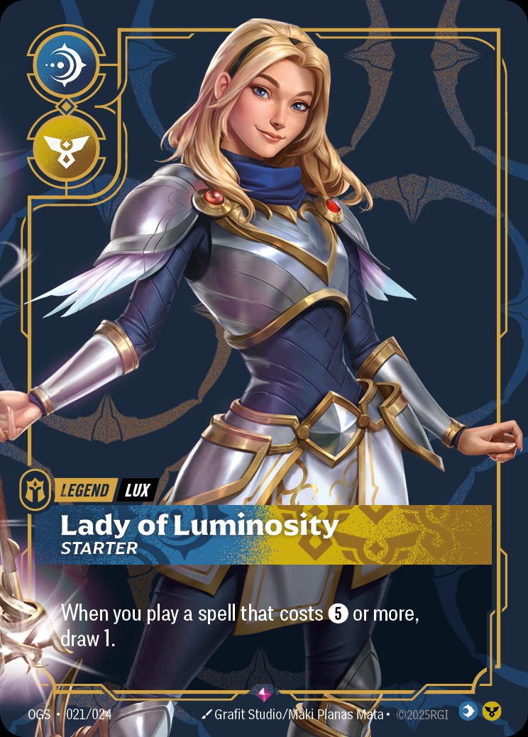 Lux, Lady of Luminosity