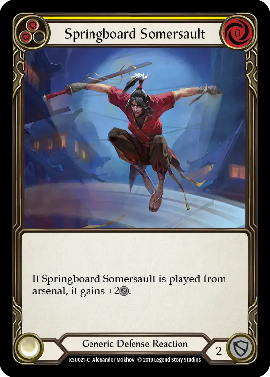Springboard Somersault (Yellow)