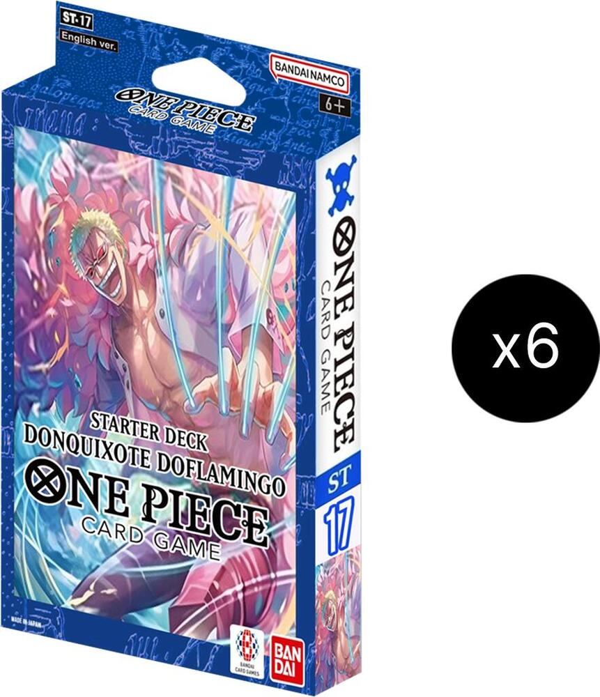 Starter Deck 17: BLUE Donquixote Doflamingo Display