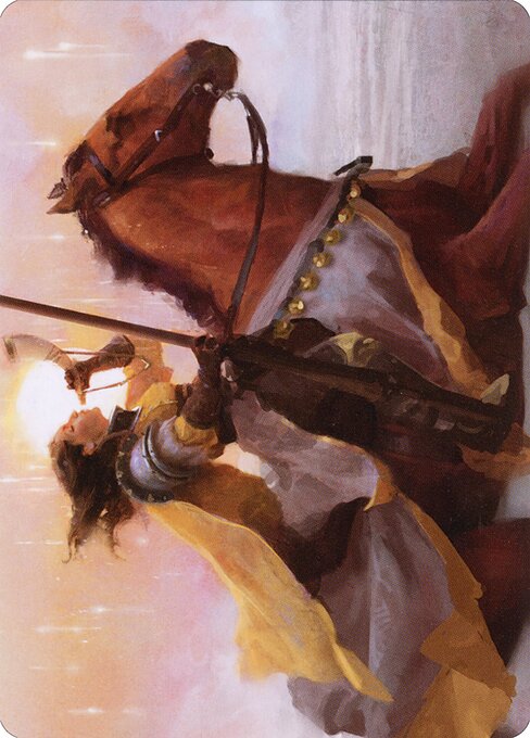Sunrise Cavalier Art Card