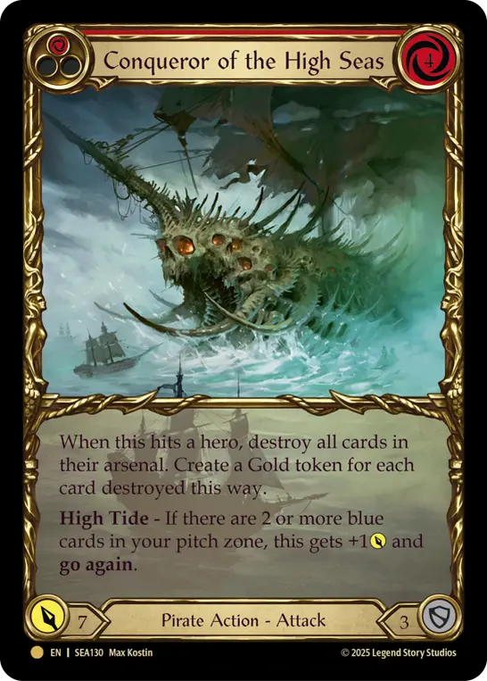 Conqueror of the High Seas (Red)