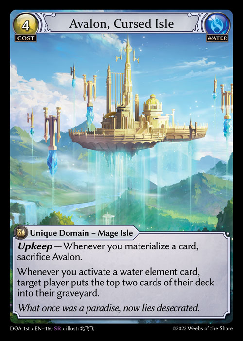 Avalon, Cursed Isle