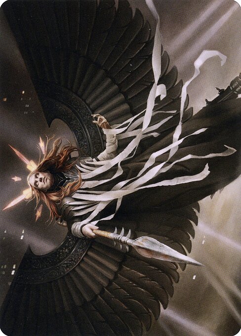 Angel of Suffering Art Card
