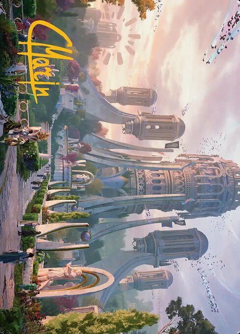 Command Tower Art Card