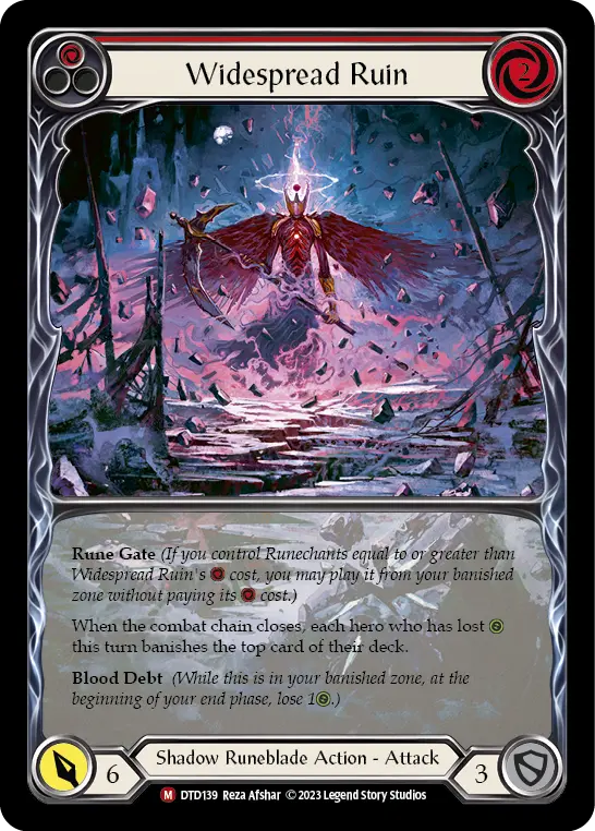 Widespread Ruin (Red)
