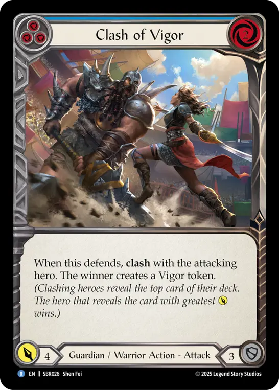Clash of Vigor (Blue)
