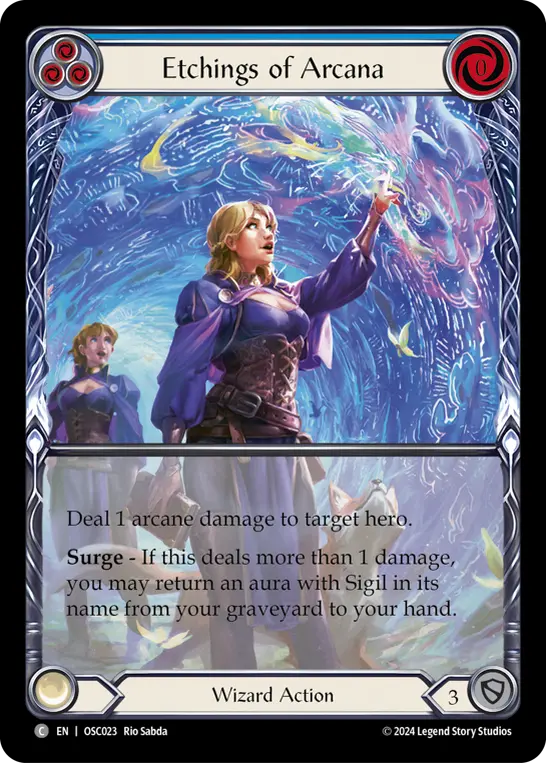 Etchings of Arcana (Blue)