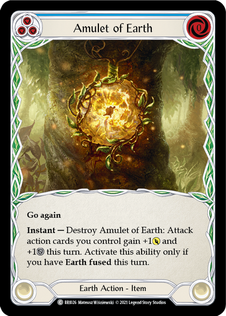 Amulet of Earth (Blue)