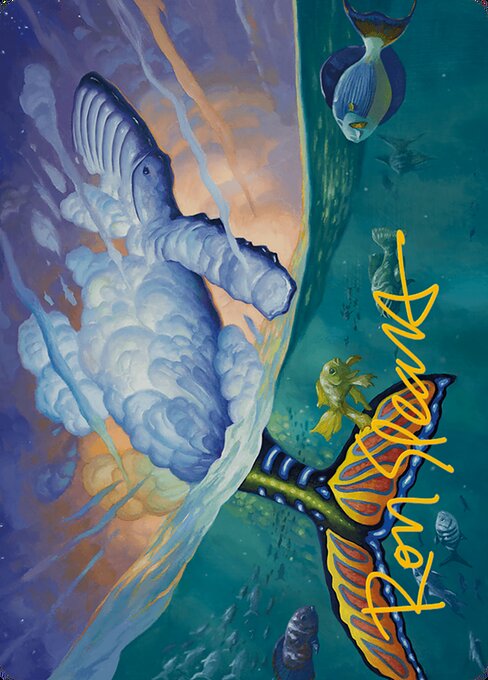 Dreamtide Whale Art Card