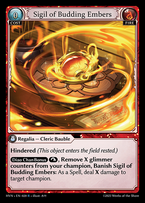 Sigil of Budding Embers