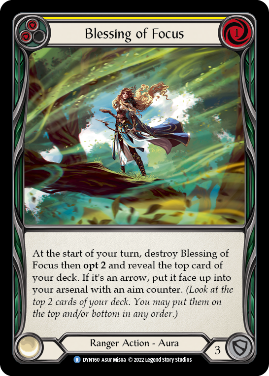 Blessing of Focus (Yellow)
