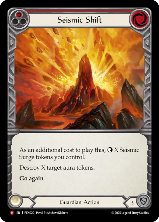 Seismic Shift (Red)
