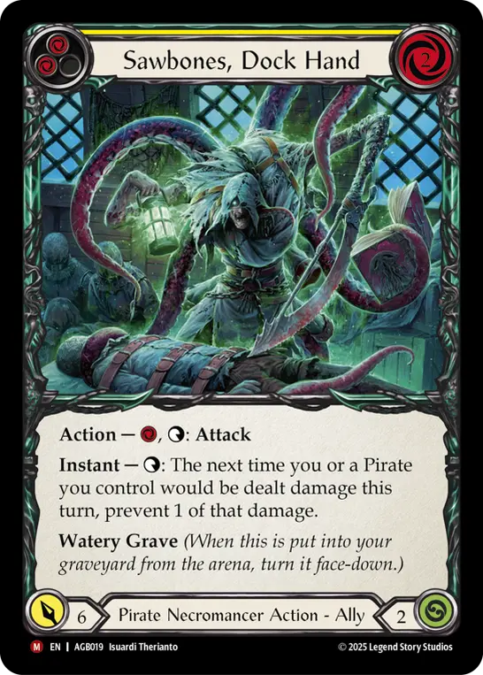 Sawbones, Dock Hand (Yellow)