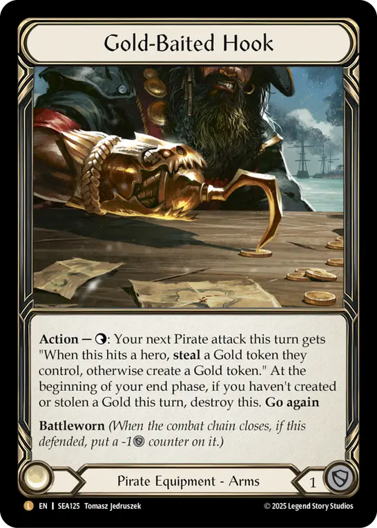 Gold-Baited Hook