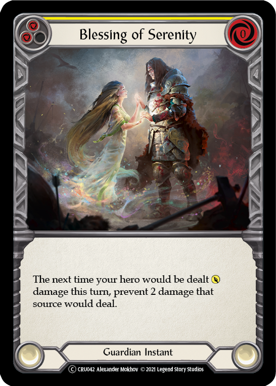 Blessing of Serenity (Yellow)