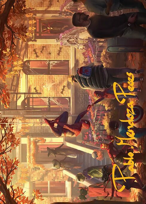Friendly Neighborhood Art Card