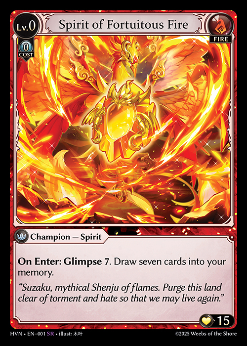 Spirit of Fortuitous Fire