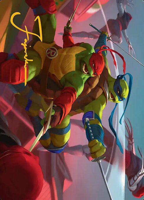 Raph & Leo, Sibling Rivals Art Card