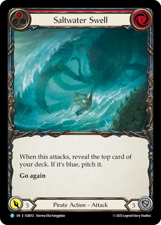 Saltwater Swell (Red)