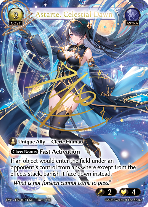 Astarte, Celestial Dawn