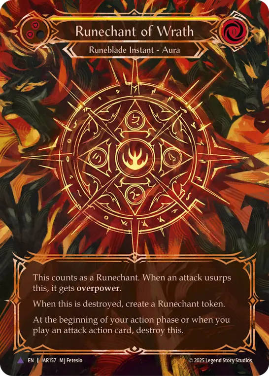 Runechant of Wrath (Yellow)