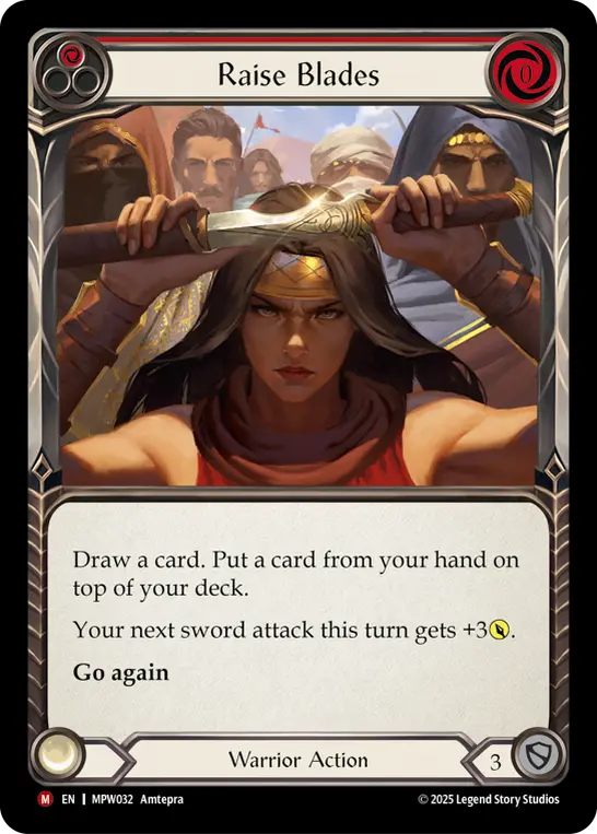 Raise Blades (Red)