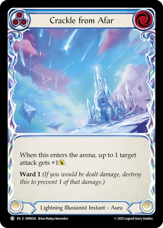 Crackle from Afar (Blue)