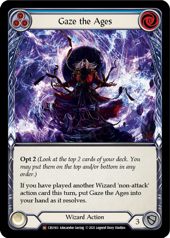 Gaze the Ages (Blue)