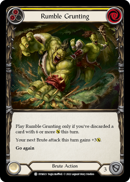 Rumble Grunting (Yellow)