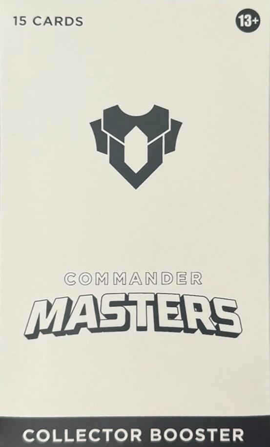 Commander Masters Collector Booster Pack Minimal Packaging
