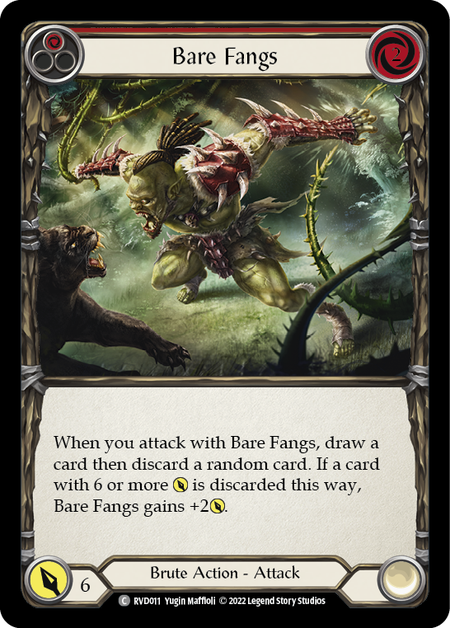 Bare Fangs (Red)